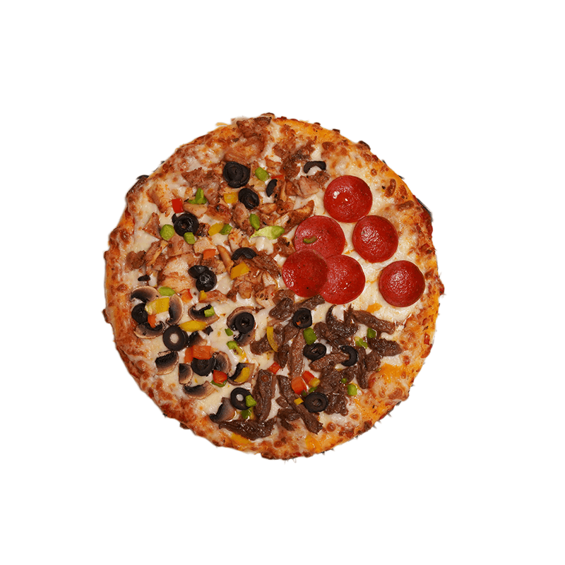 بيتزا الفصول الاربعه كبير